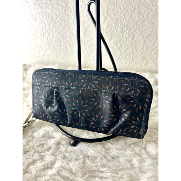 Travelon Handbags - Travelon Safe ID RFID Blocking Chocolate Brown Zip around Wallet, Clutch